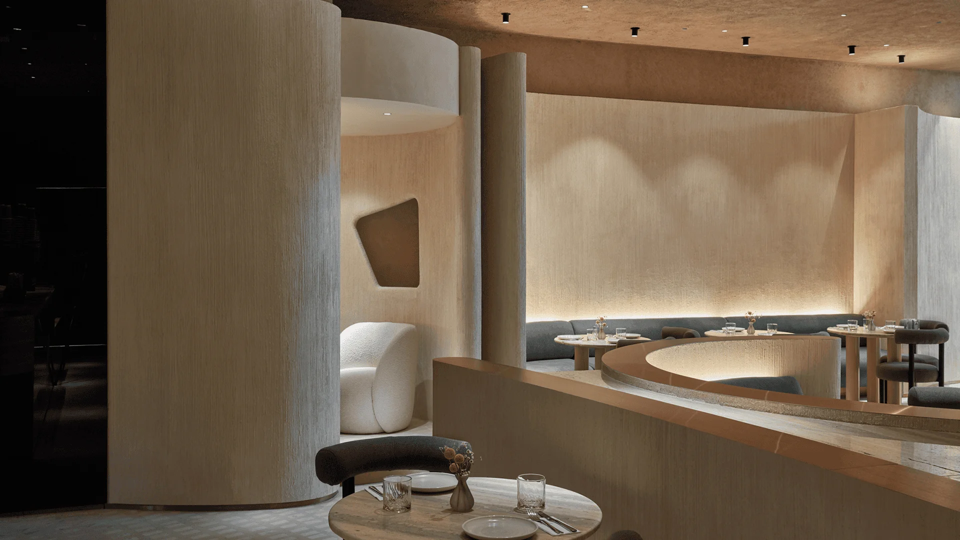 Brunch Morsel Abu Dhabi — interior by Studio By Three